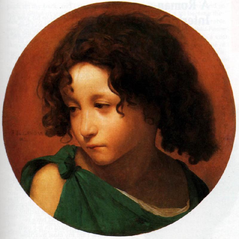 Jean Leon Gerome Portrait of a Young Boy oil painting image